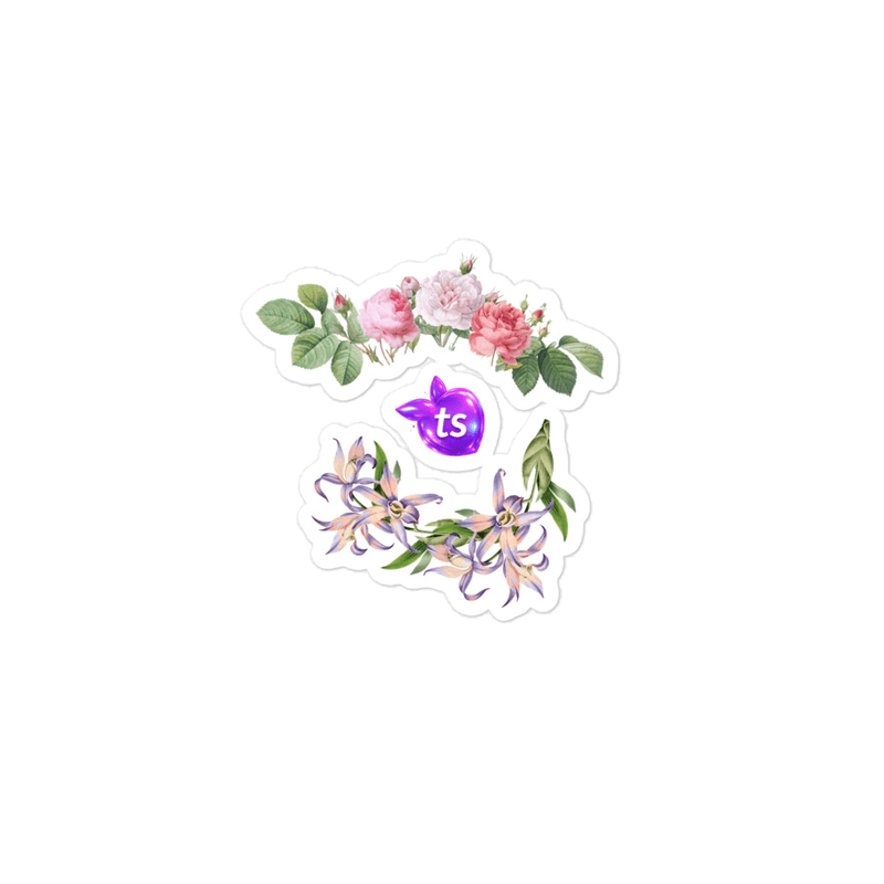 tsgabrielle® • TransFLOWer™ • Bubble-Free Stickers • 3 Sizes