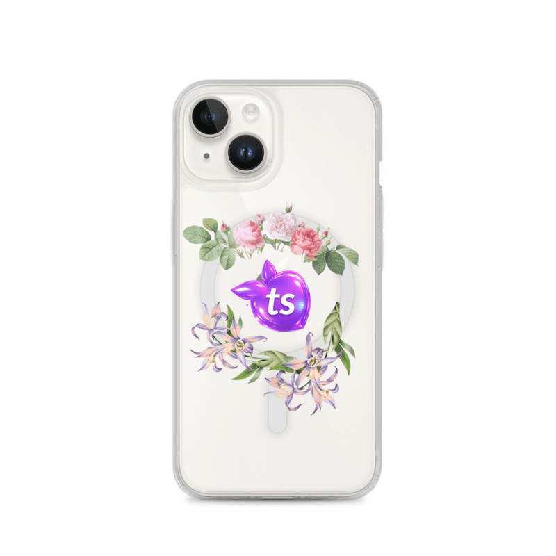 tsgabrielle® • TransFLOWer™ • Case Compatible with iPhone® • Clear • MagSafe® • Latest Mode - View 1
