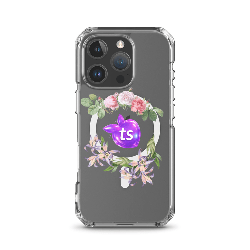 tsgabrielle® • TransFLOWer™ • Case Compatible with iPhone® • Clear • MagSafe® • Latest Mode - View 34