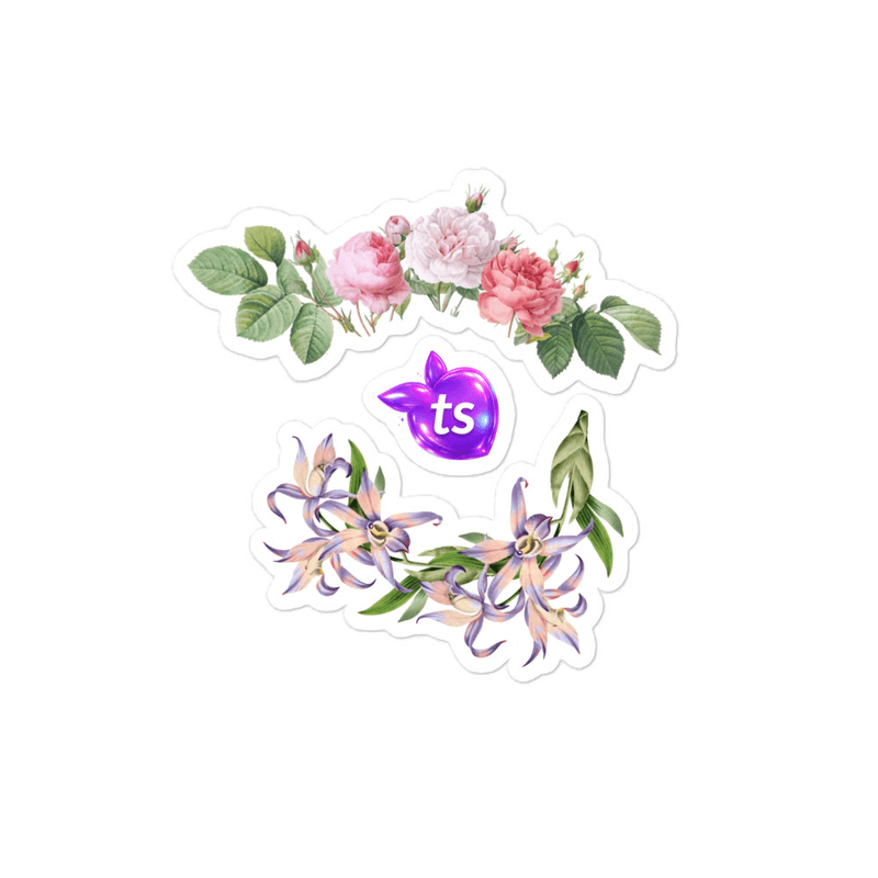 tsgabrielle® • TransFLOWer™ • Bubble-Free Stickers • 3 Sizes - View 7