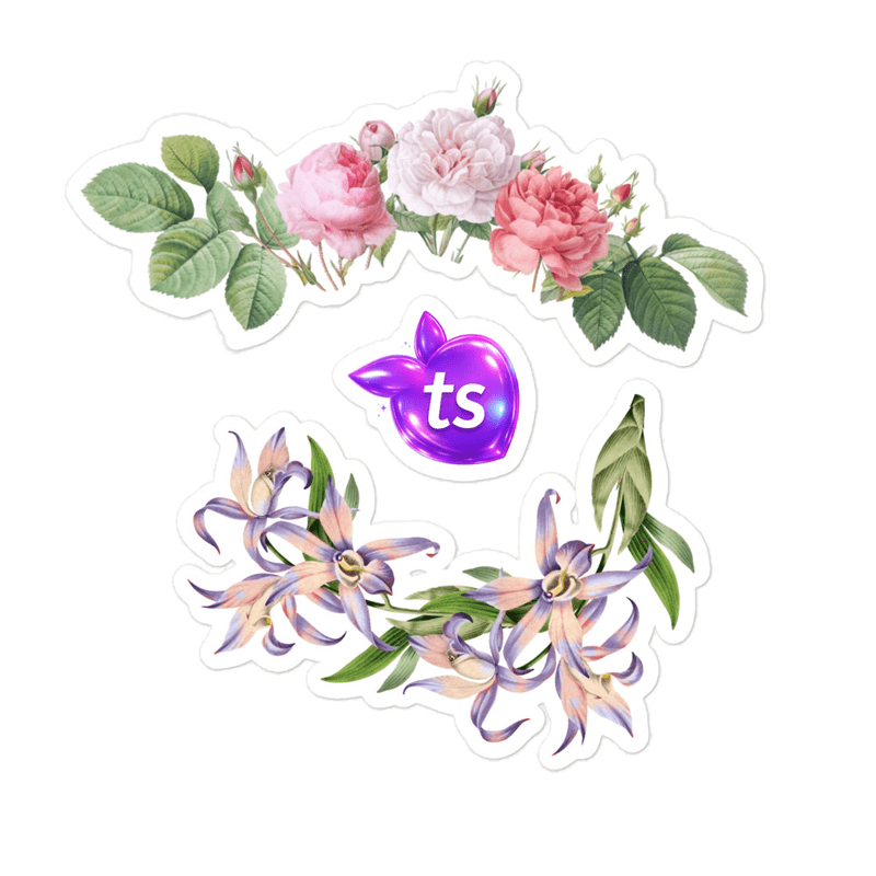 tsgabrielle® • TransFLOWer™ • Bubble-Free Stickers • 3 Sizes - View 12