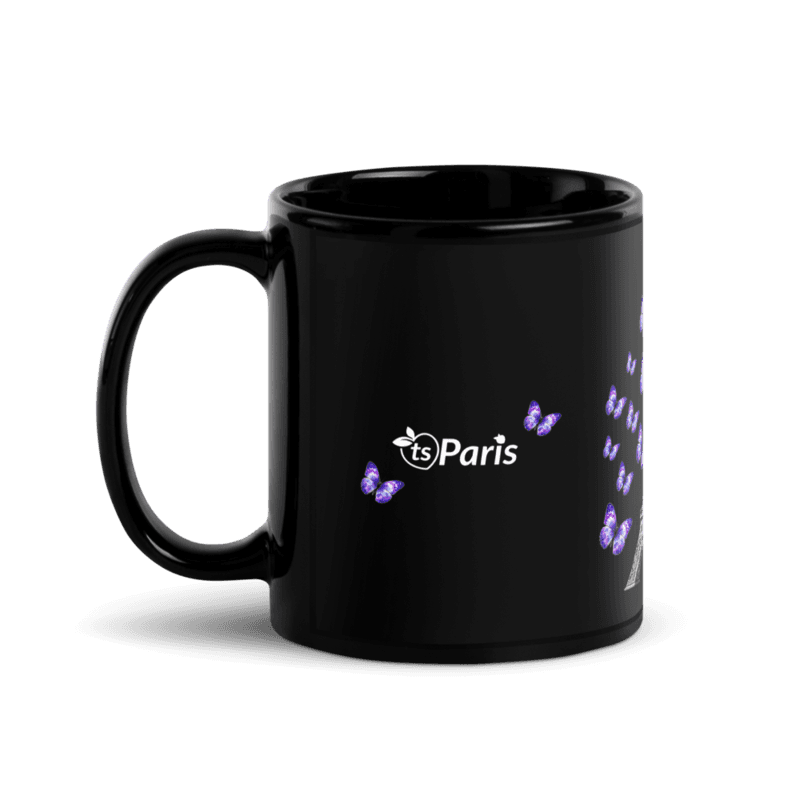 tsgabrielle® • Paris - La Tour Eiffel • Glossy Mug • Black • Ceramic • 2 Sizes