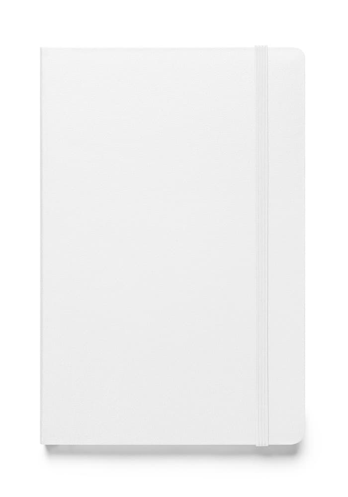 JouranalBook® by tsgabrielle® • TransFLOWer™ • Hardcover Bound Notebook • White - View 6