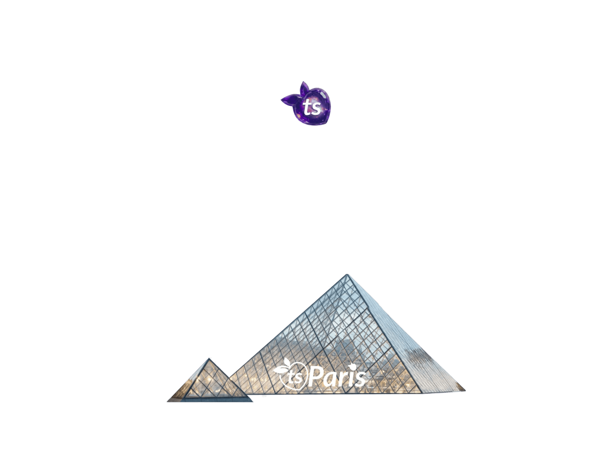tsgabrielle® • Paris - The Louvre Pyramid • Laptop Sleeve • 2 Sizes - 13" and 15" - View 1