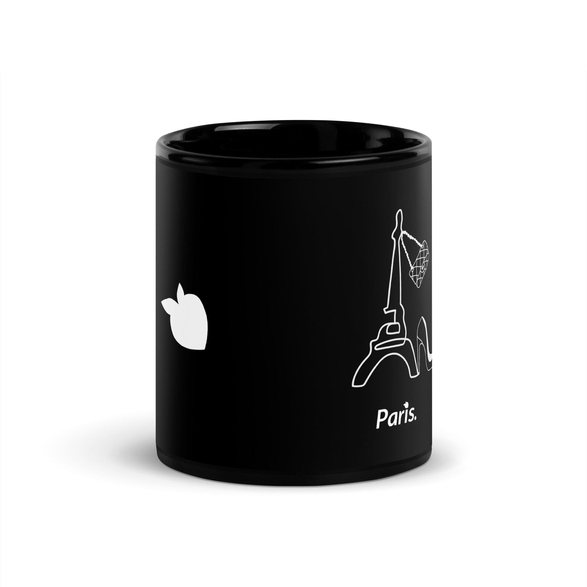 tsgabrielle™ • tsgabrielle™ • Black Glossy Mug (Paris) • Mugs • Black Glossy Mug (Paris) • TSG3 - PA03 - 2400001A •