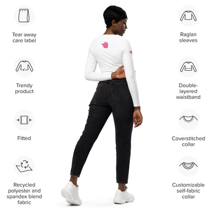 tsgabrielle™ • tsgabrielle™ • Trans / Women's Recycled Long - Sleeve Crop Top (Unicorn) • Apparel & Accessories • Trans / Women's Recycled Long - Sleeve Crop Top (Unicorn) • TSG3 - UN05 - 2400094A •