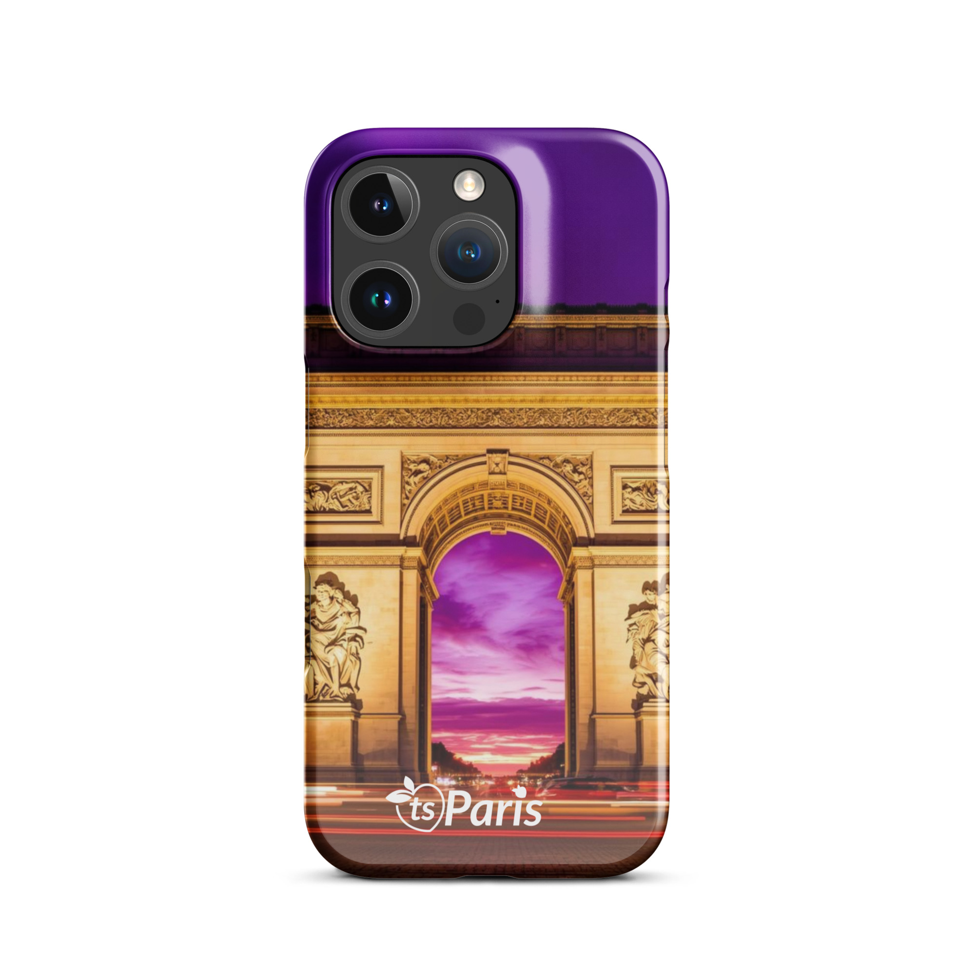 tsgabrielle® • París - Arco del Triunfo • Estuche Snap Compatible con iPhone® • Modelos Más Recientes