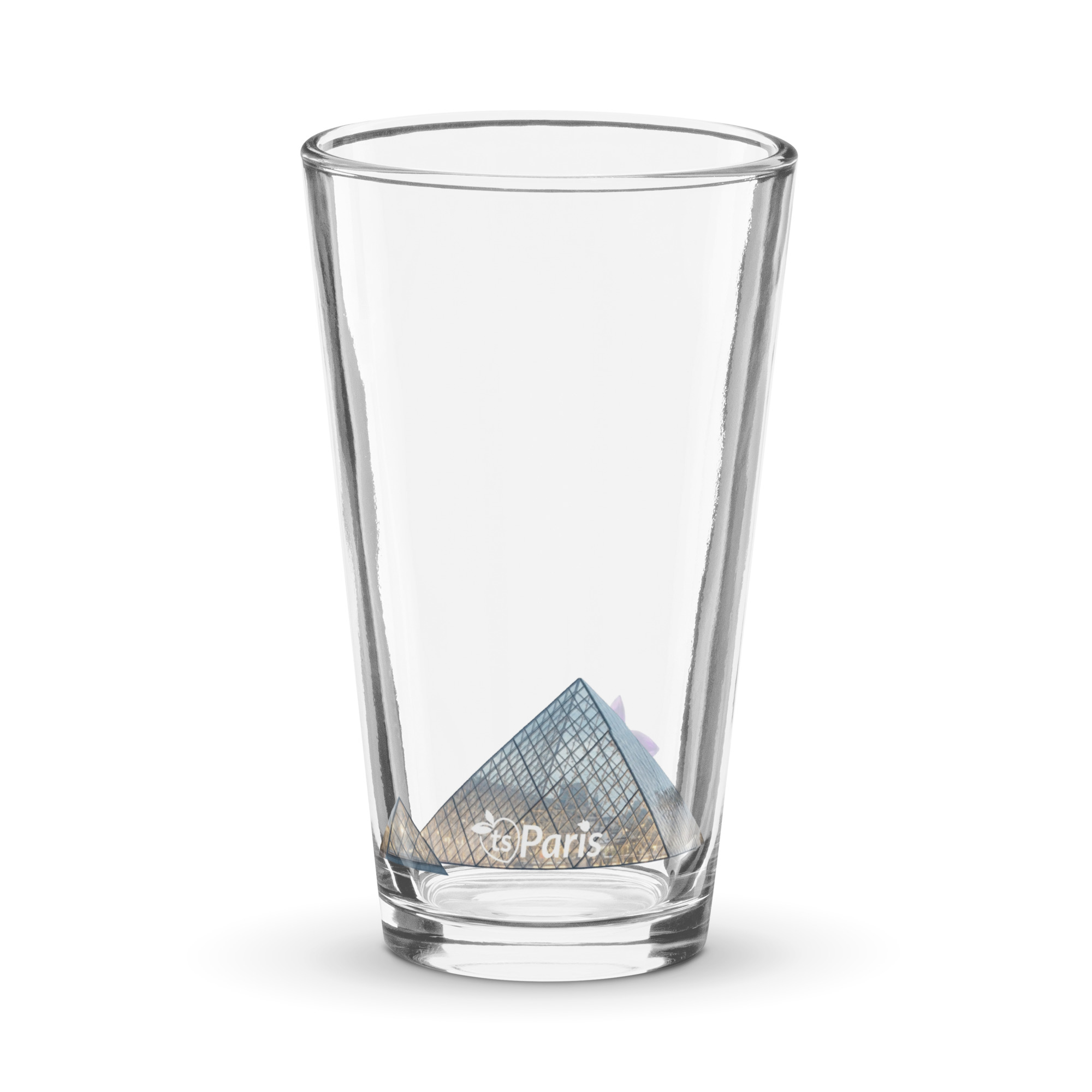 tsgabrielle® • París - La Pirámide del Louvre • Vaso Shaker Pint • 16 oz