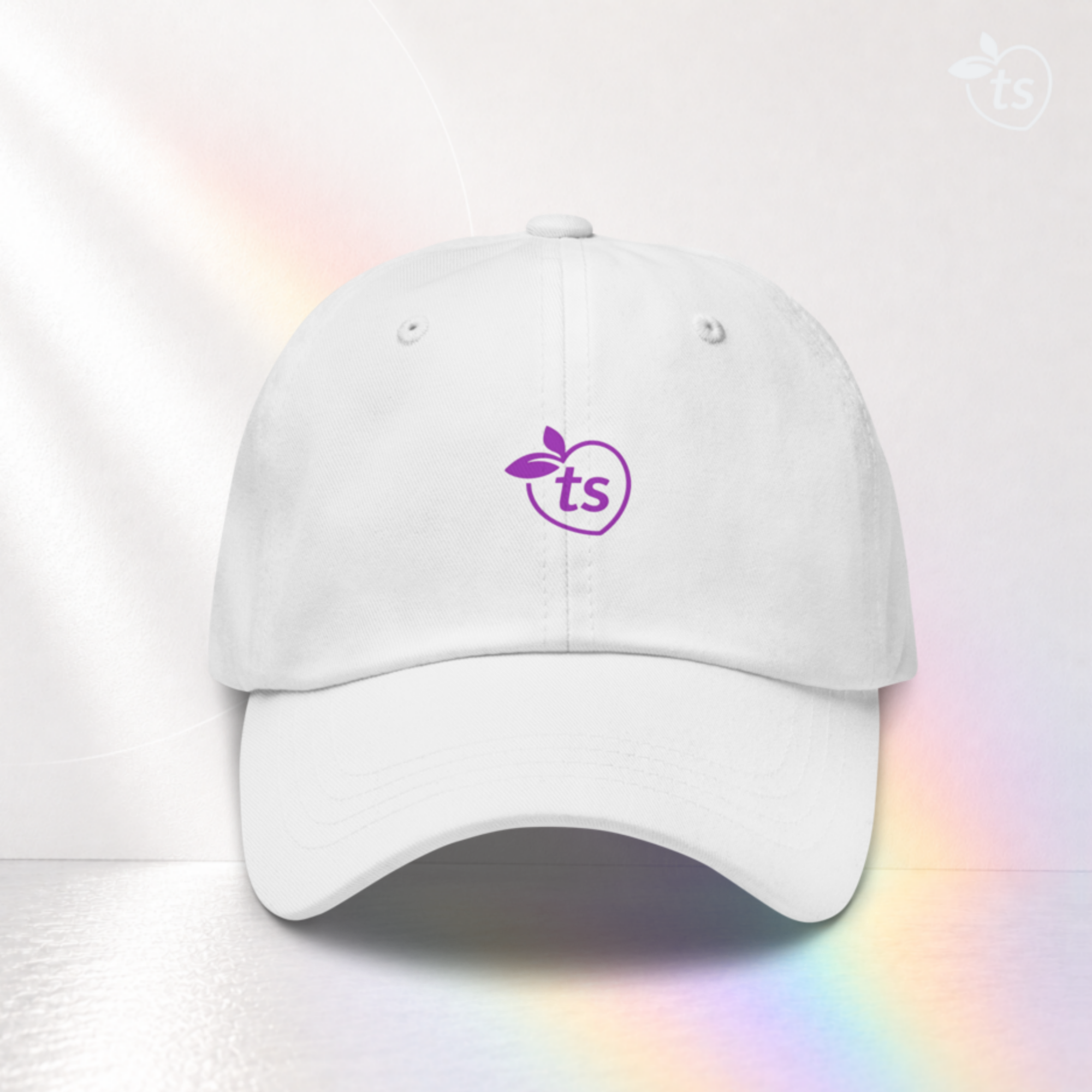 tsgabrielle® • Gorra tipo Dad • Blanco