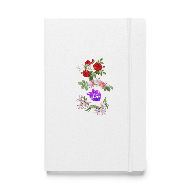 JournalBook® by tsgabrielle® • TransFLOWer • Cuaderno de tapa dura • Blanco