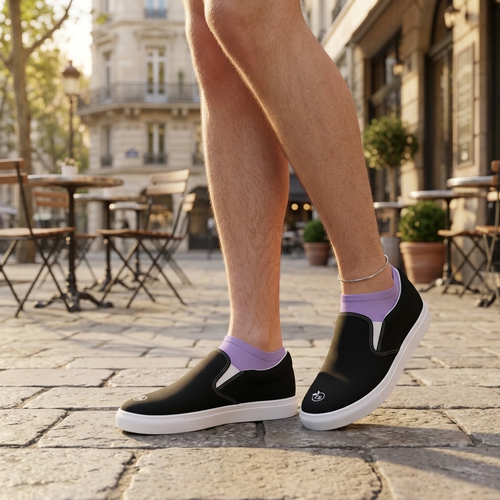 tsgabrielle® • Para Él • Zapatillas Slip-On de Lona • Negro - View 6