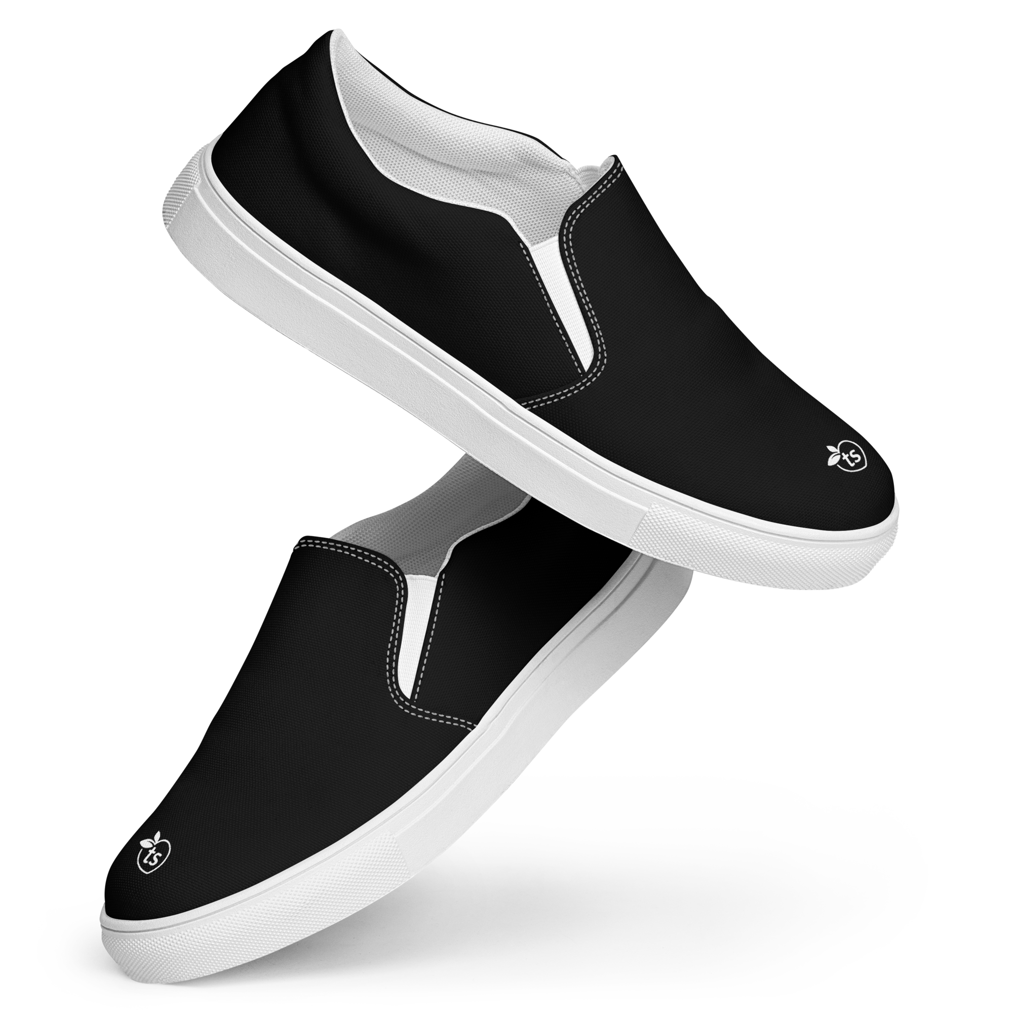 tsgabrielle® • Para Él • Zapatillas Slip-On de Lona • Negro - View 8