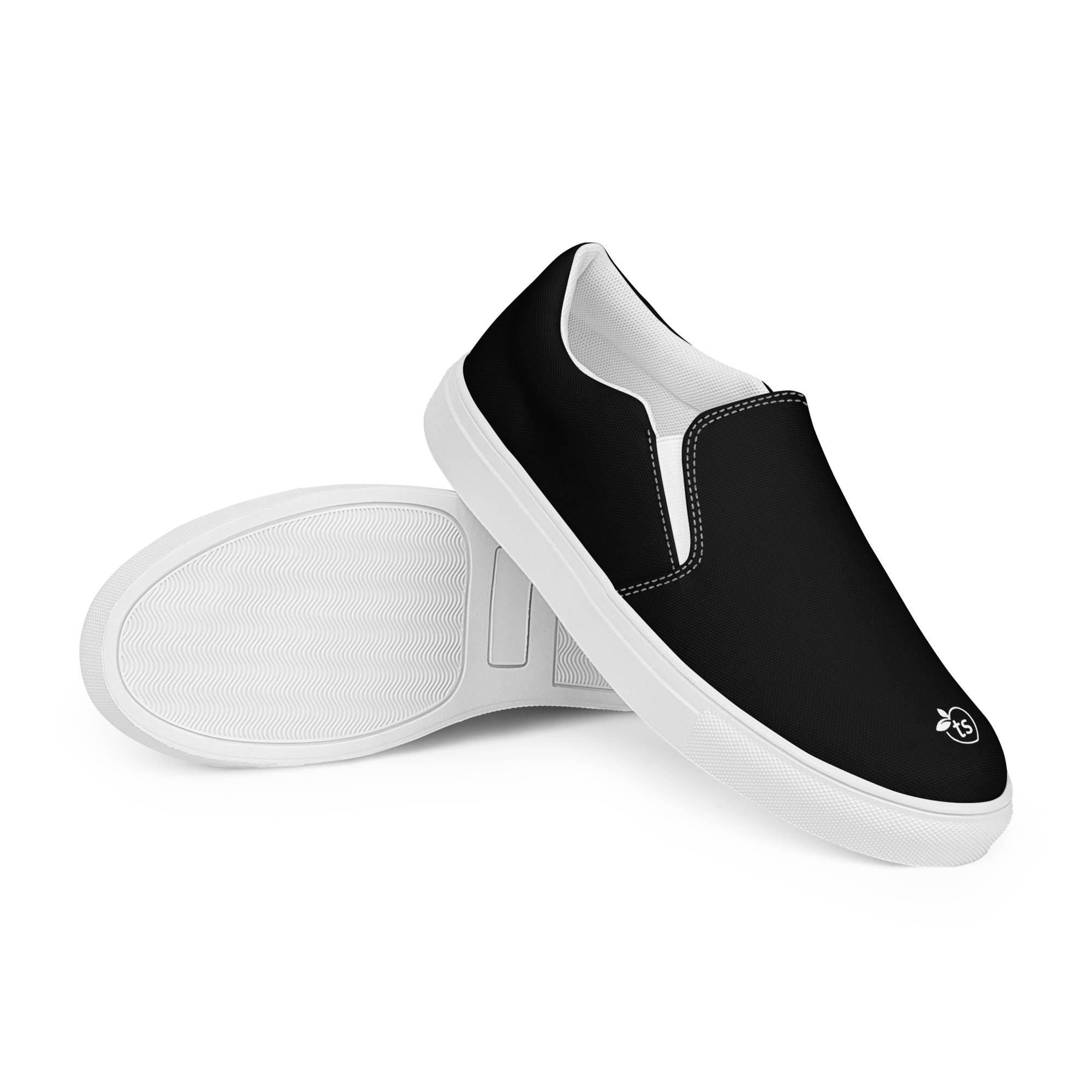 tsgabrielle® • Para Él • Zapatillas Slip-On de Lona • Negro - View 9