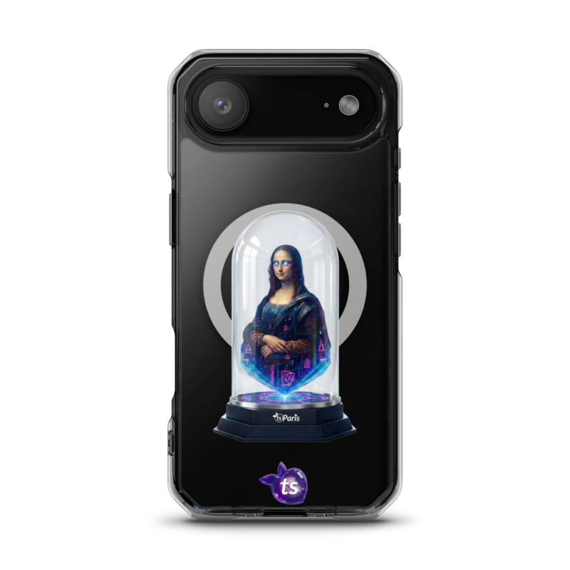 tsgabrielle® • Paris - Da Vinci • Case compatible con iPhone® • Clear • MagSafe® • modelos recientes - View 2