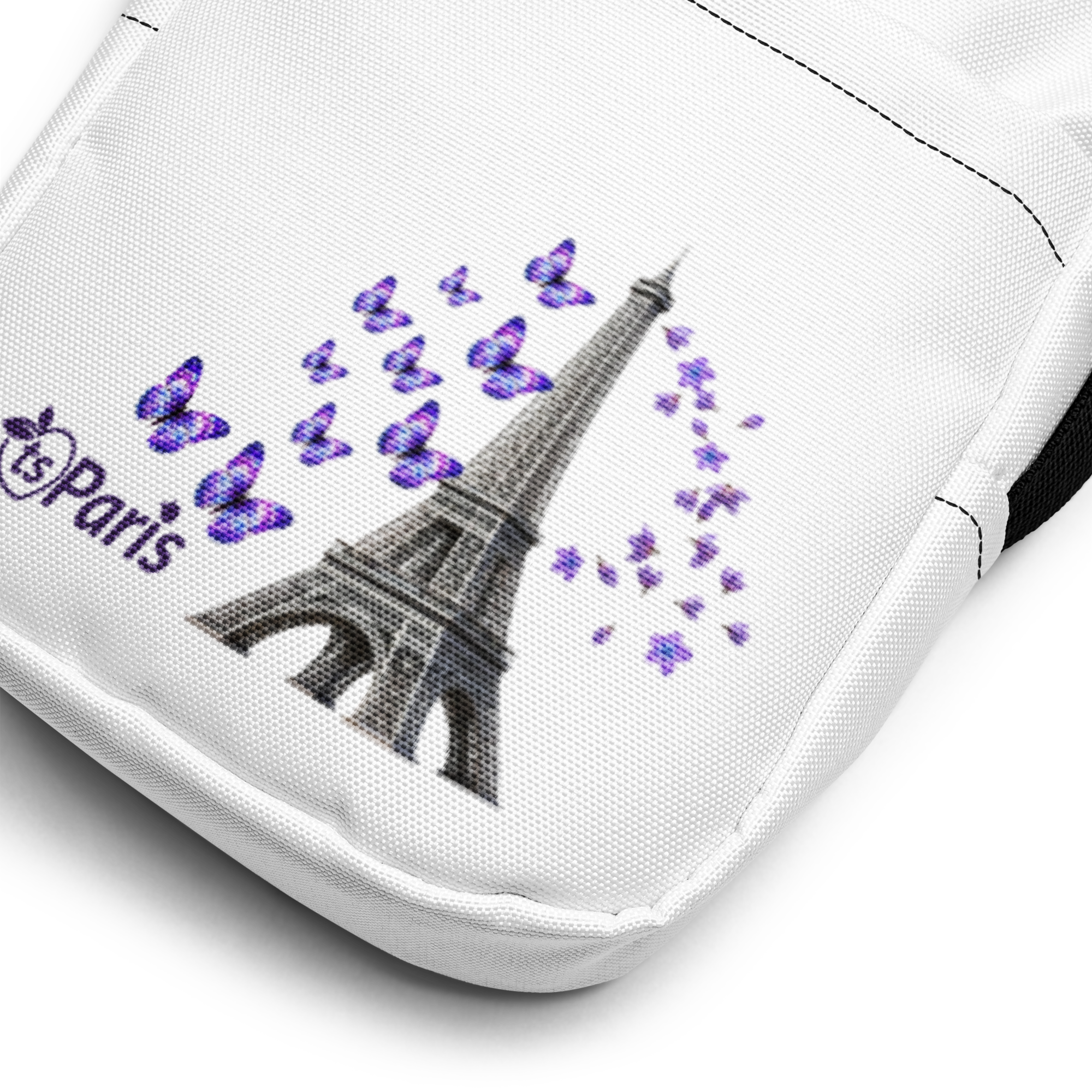 tsgabrielle® • París - La Torre Eiffel • Bolso Cruzado de Utilidad • Blanco - View 6