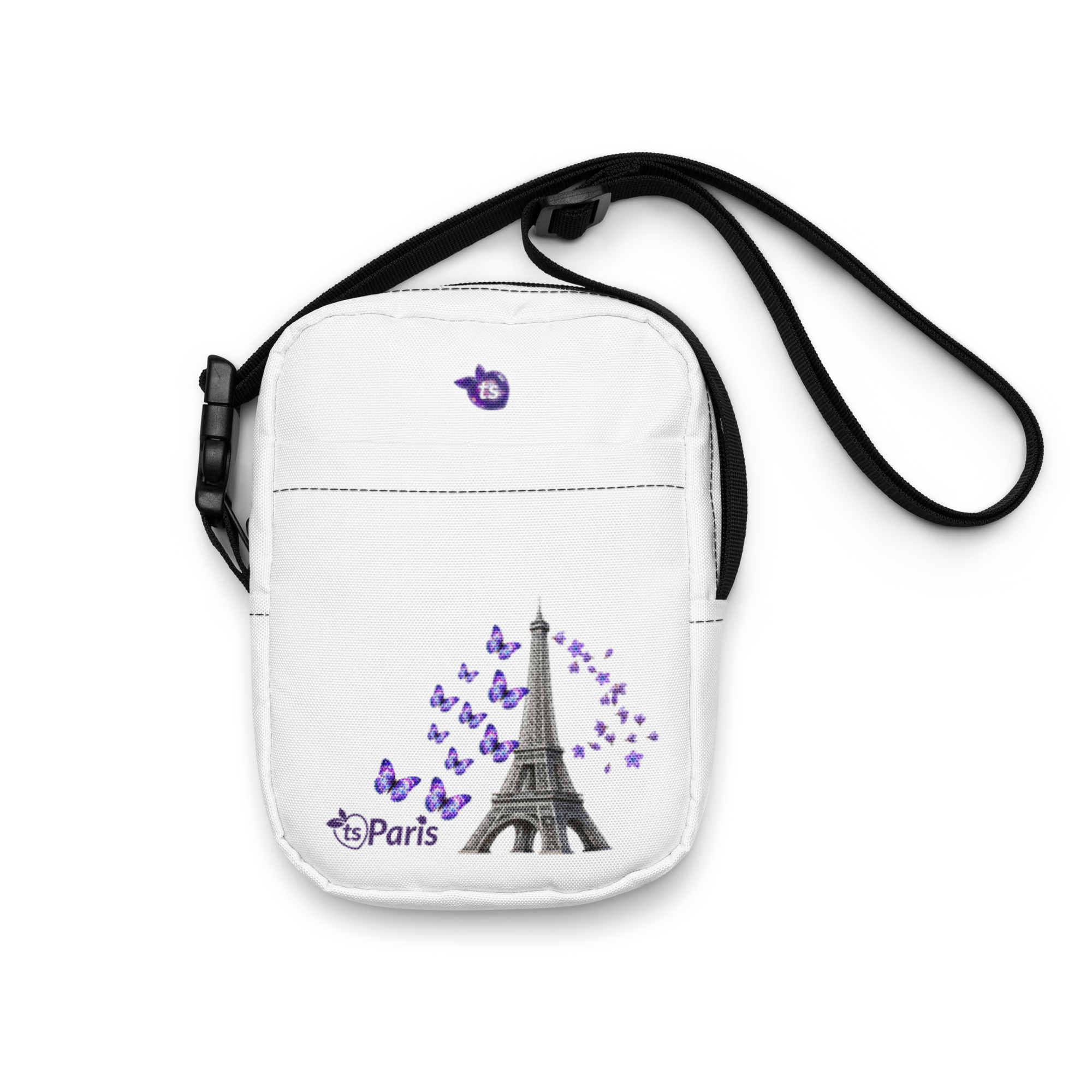 tsgabrielle® • París - La Torre Eiffel • Bolso Cruzado de Utilidad • Blanco - View 8