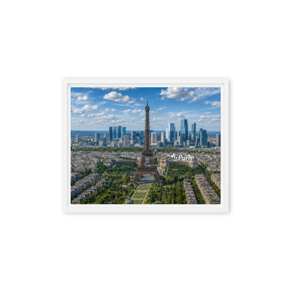 tsgabrielle® • Paris - La Tour Eiffel • Framed Canvas • 11" x 14"