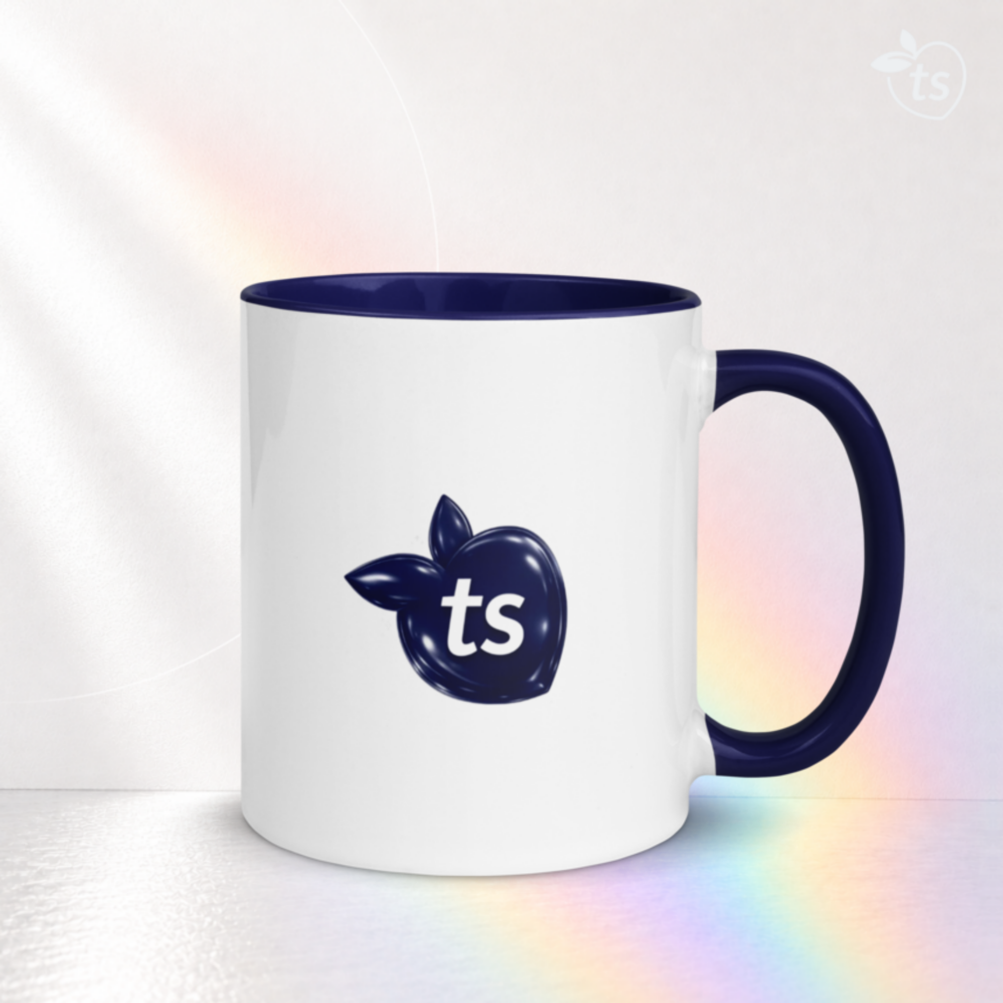 tsgabrielle® • taza with Color Dark azul Inside • ceramica • 11 oz