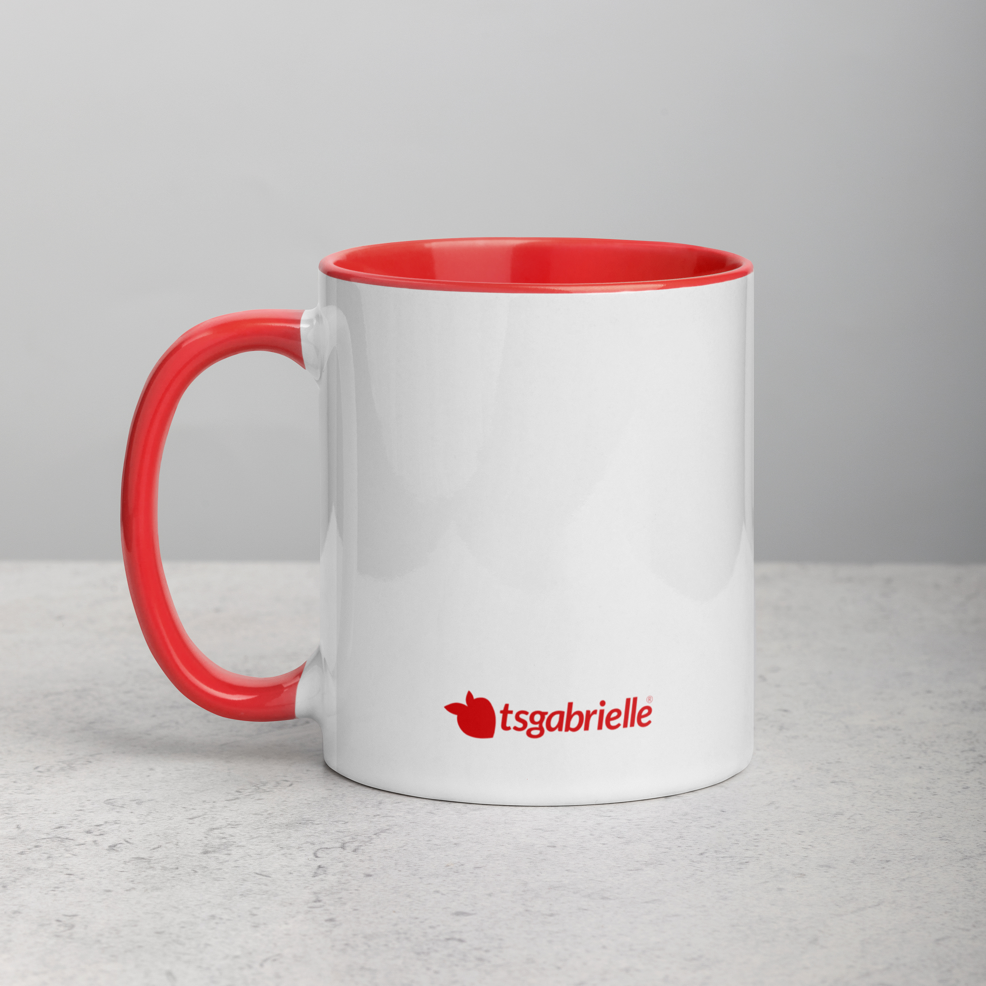 tsgabrielle® • Taza con interior rojo • Cerámica • 2 Tamaños - View 6