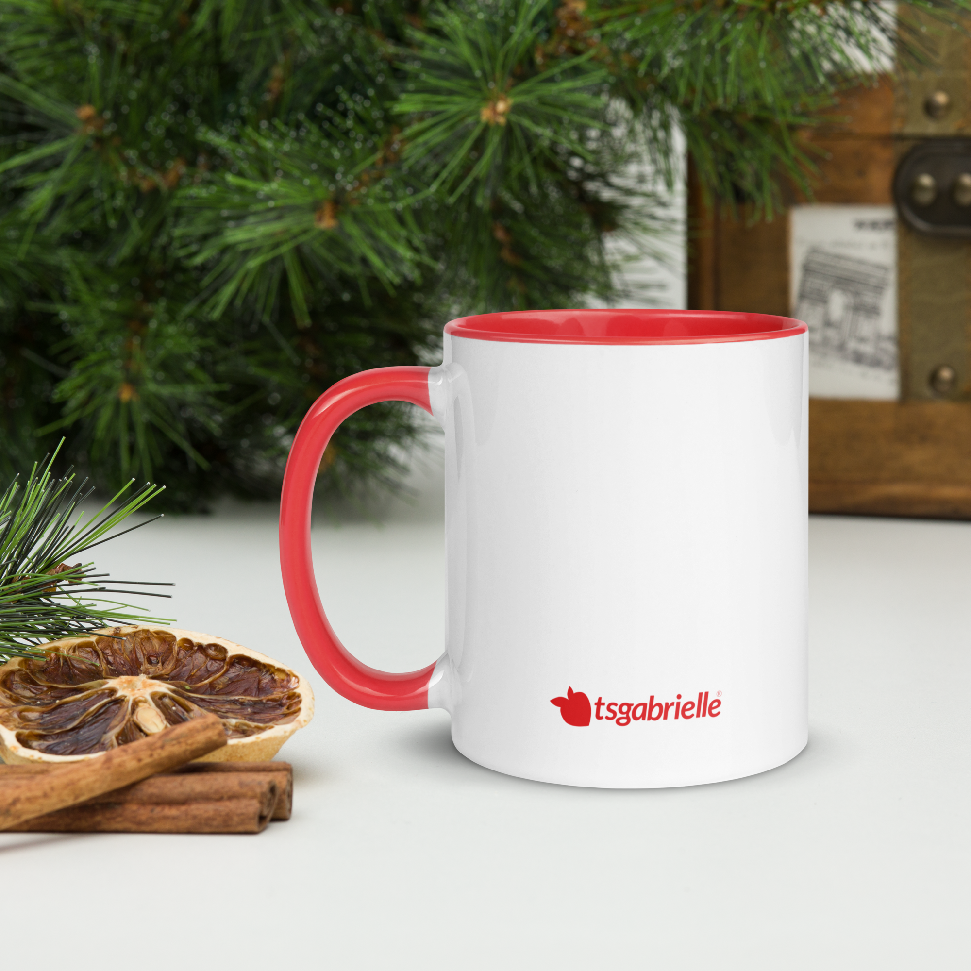 tsgabrielle® • Taza con interior rojo • Cerámica • 2 Tamaños - View 12