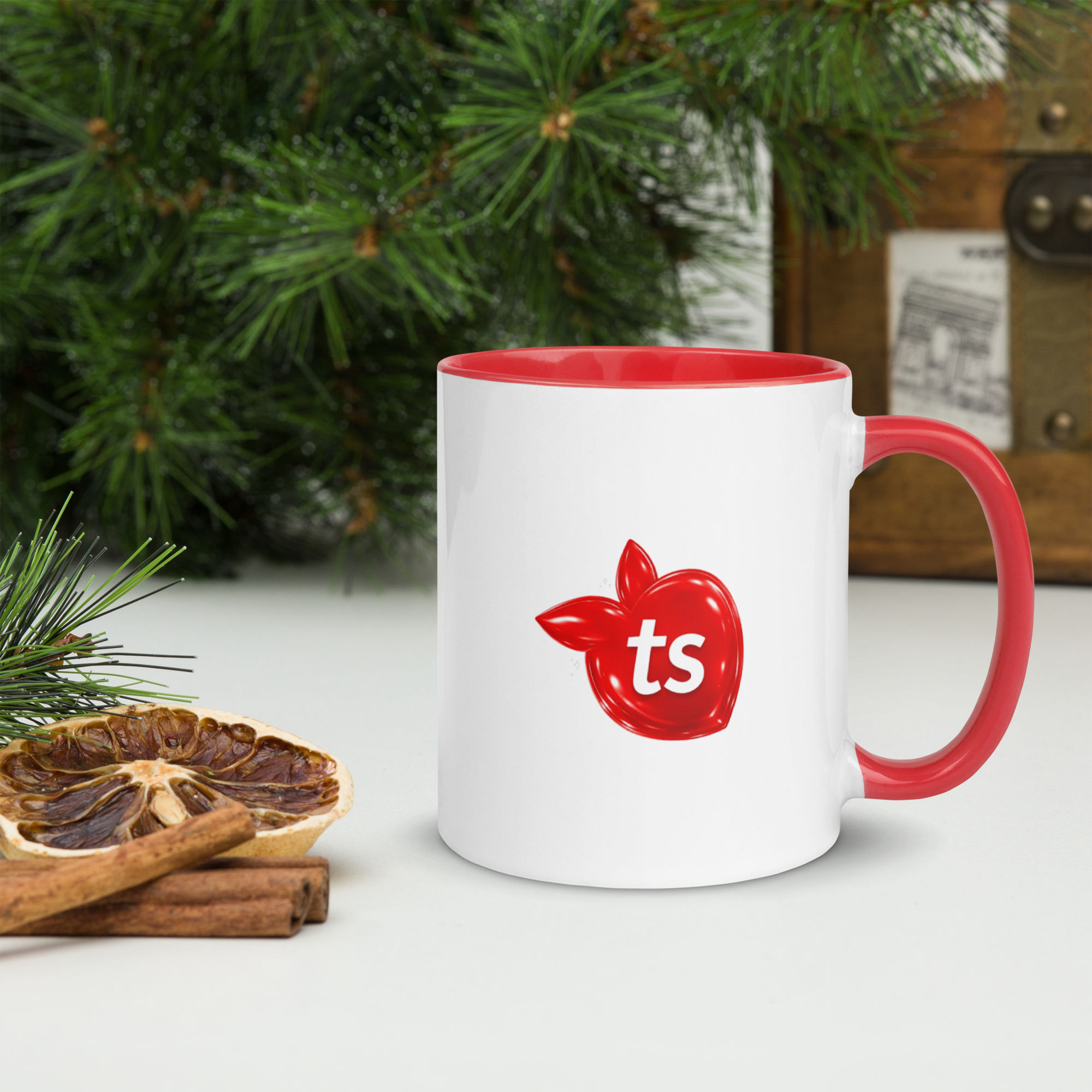 tsgabrielle® • Taza con interior rojo • Cerámica • 2 Tamaños - View 11