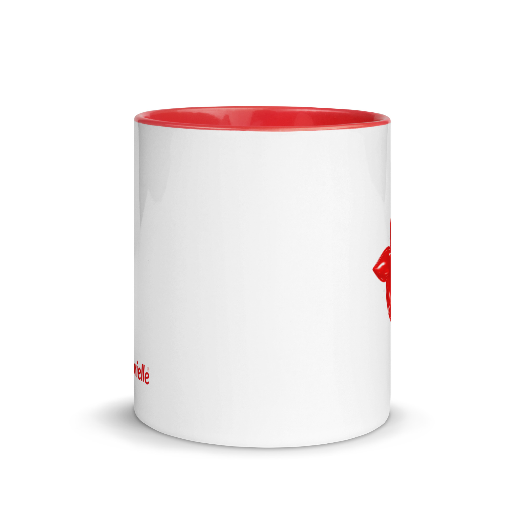 tsgabrielle® • Taza con interior rojo • Cerámica • 2 Tamaños