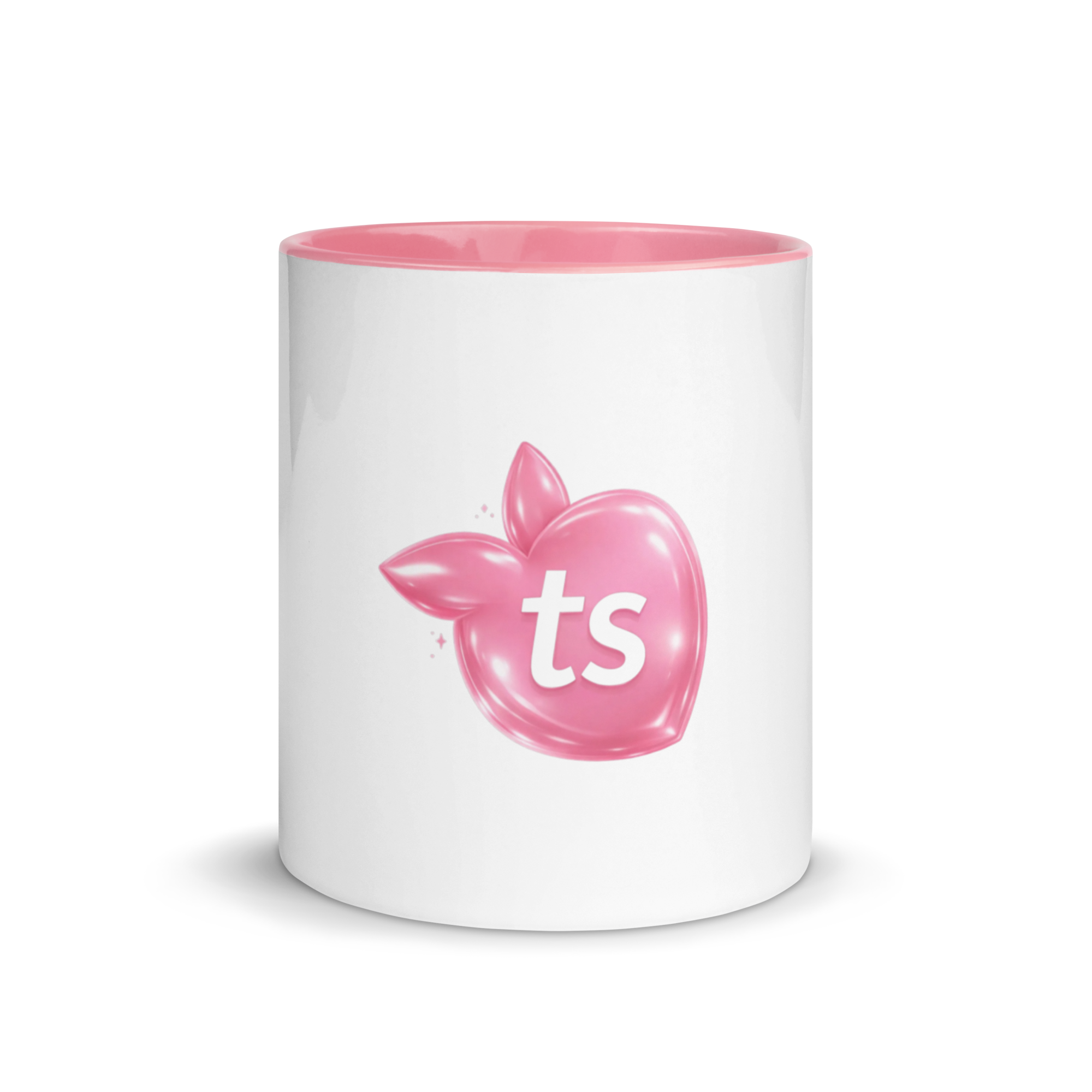tsgabrielle® • Mug with Color Pink Inside • Ceramic • 11 oz