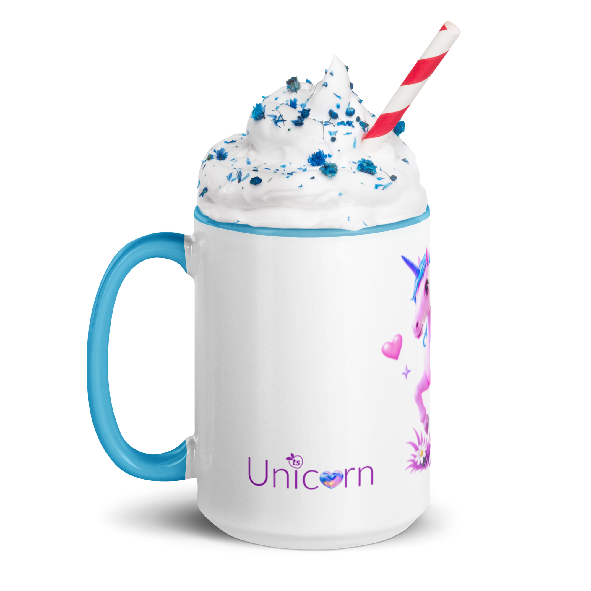 tsgabrielle® • Mug with Color Inside • Unicorn - Seraphina • Ceramic • 2 Sizes