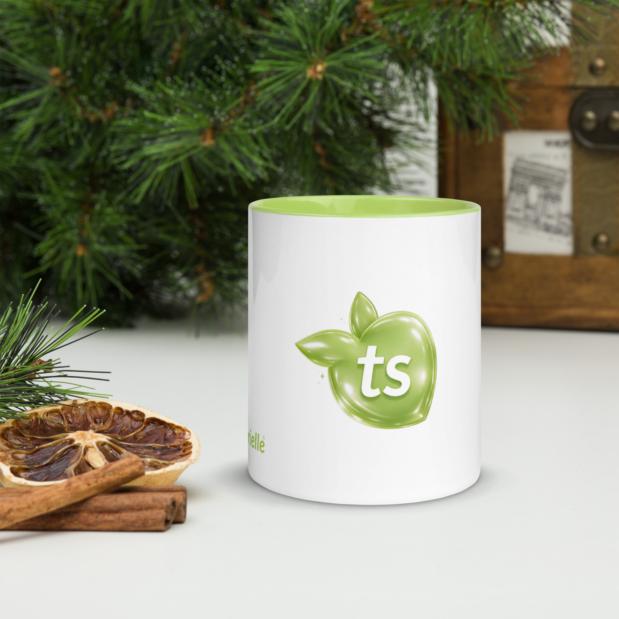 tsgabrielle® • Mug with Color Lime Inside • Ceramic • 11 oz - View 11