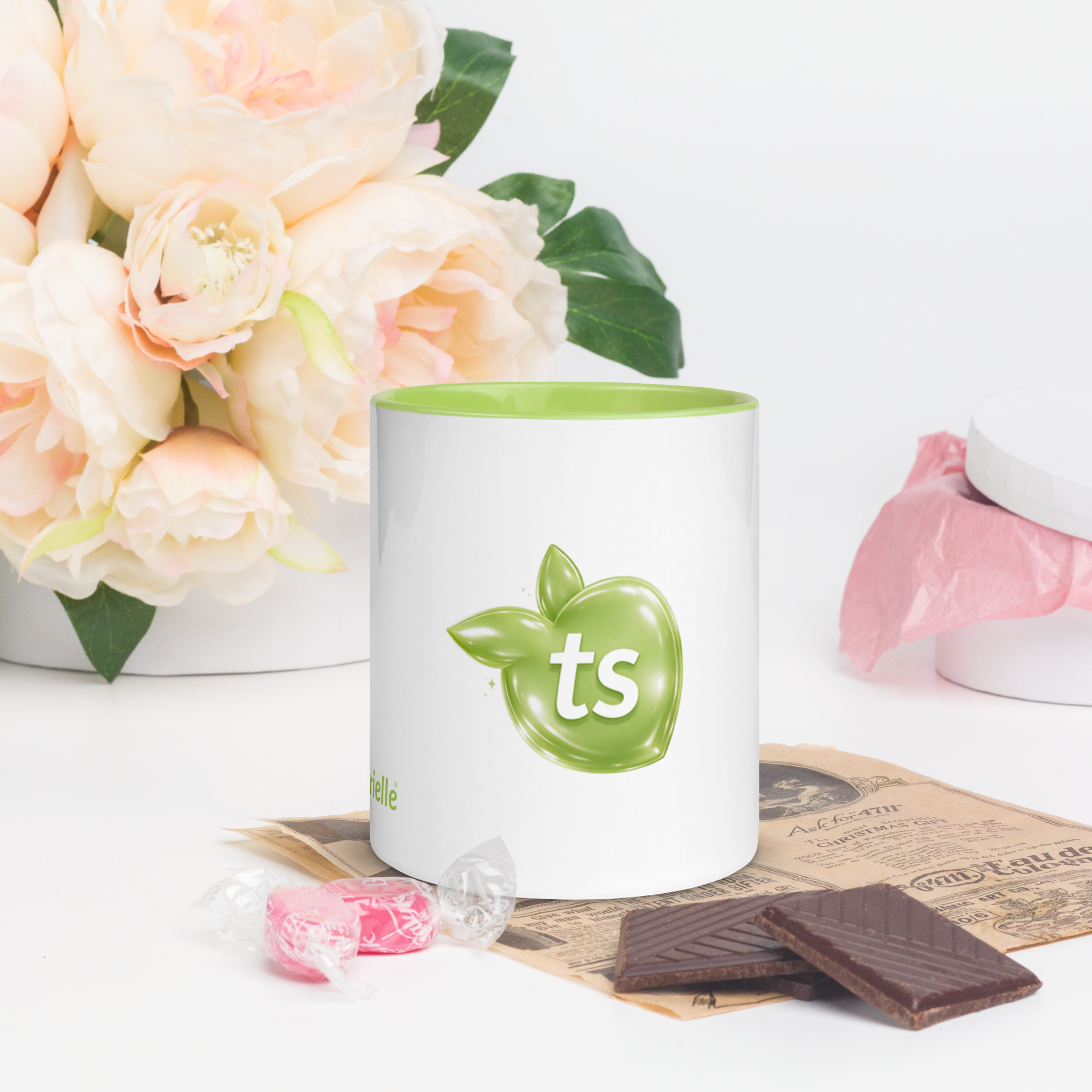 tsgabrielle® • Mug with Color Lime Inside • Ceramic • 11 oz - View 7