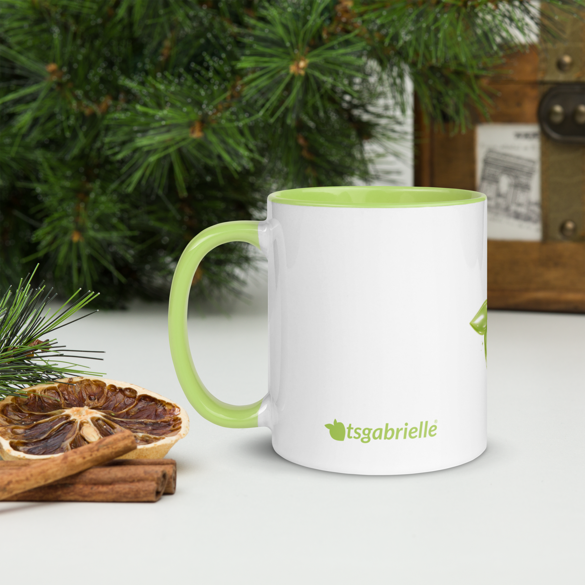 tsgabrielle® • Mug with Color Lime Inside • Ceramic • 11 oz - View 12