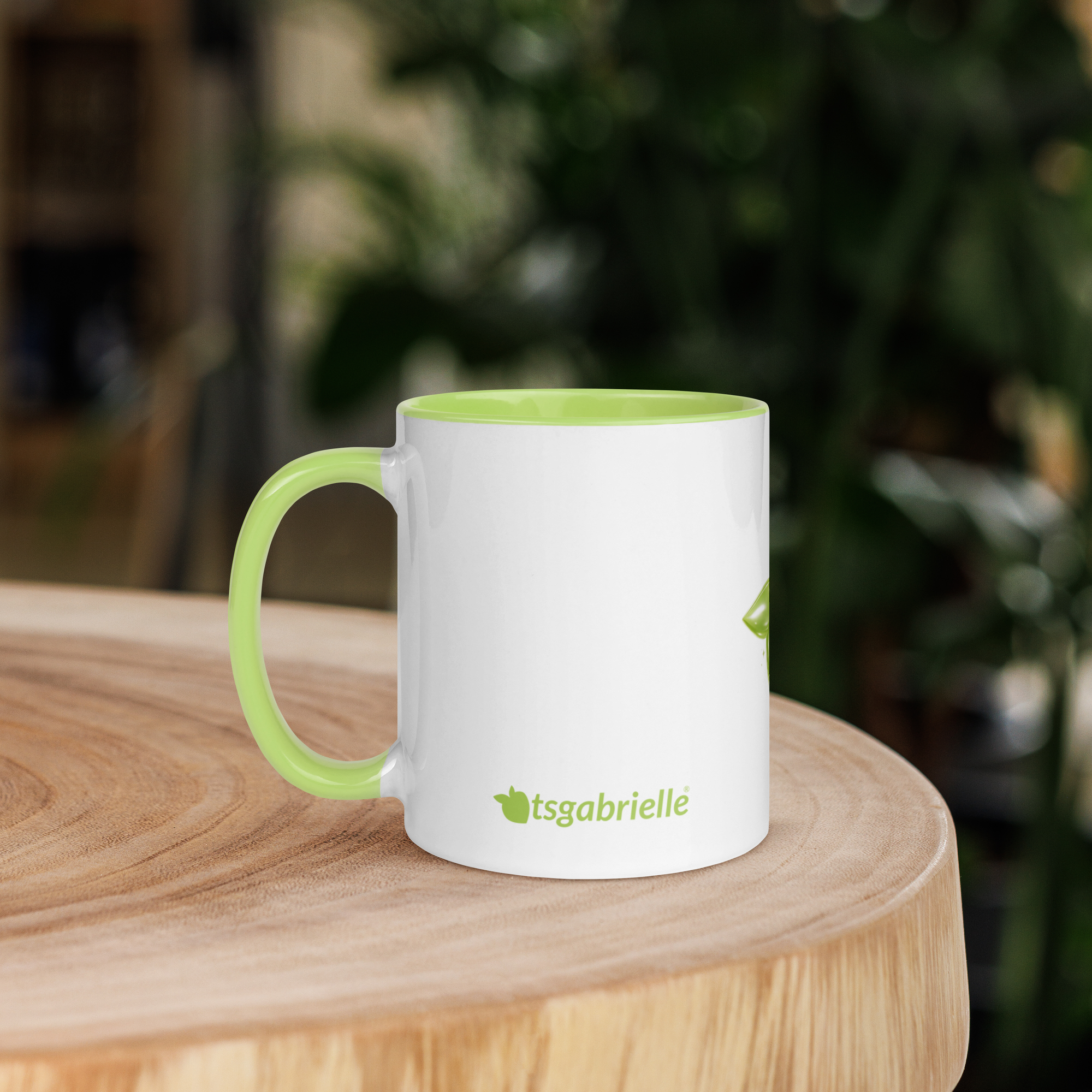 tsgabrielle® • Mug with Color Lime Inside • Ceramic • 11 oz - View 14