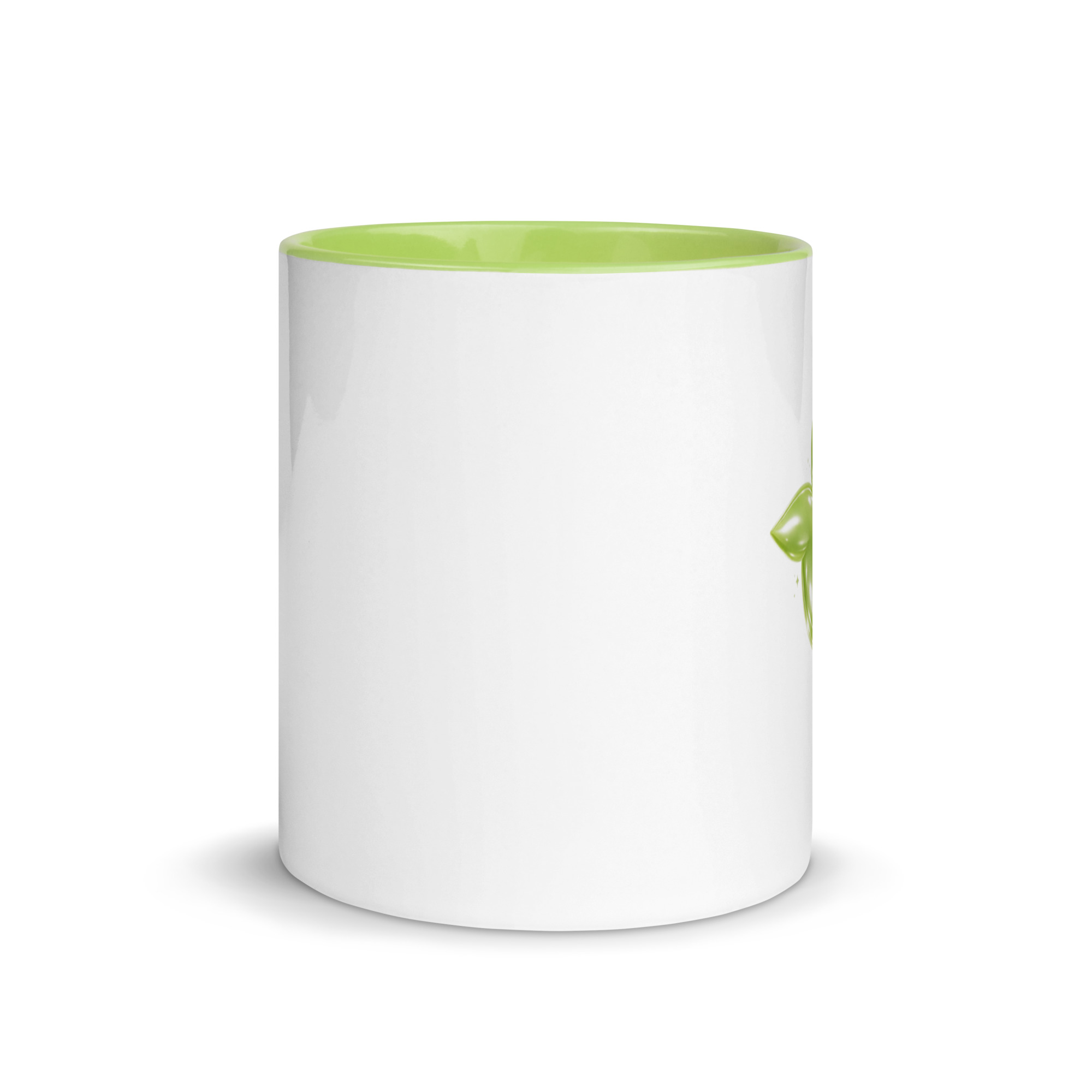 tsgabrielle® • Mug with Color Lime Inside • Ceramic • 11 oz